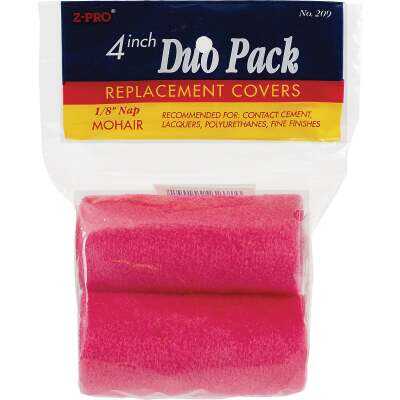 Premier Z-Pro 4 In. x 1/8 In. Mohair Knit Fabric Roller Cover (2-Pack)